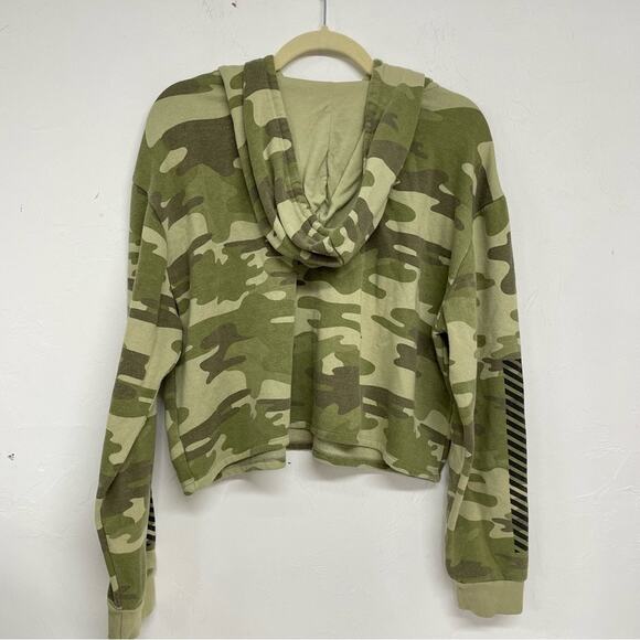 Smokey Bear Green Camo Print Prevent Forest Fires Hoodie Sweatshirt XL - Picture 5 of 7